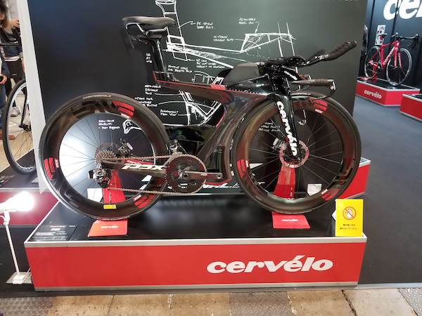 Cervelo P5X at Cycle Mode exhibition
