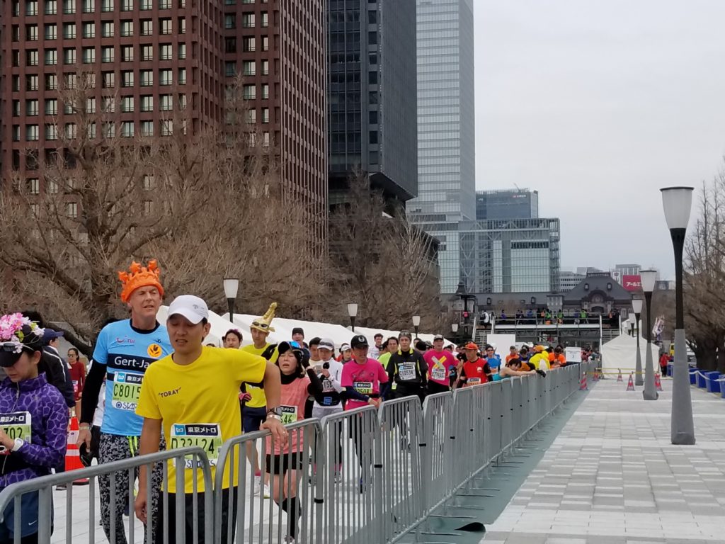 runners after Tokyo Marathon