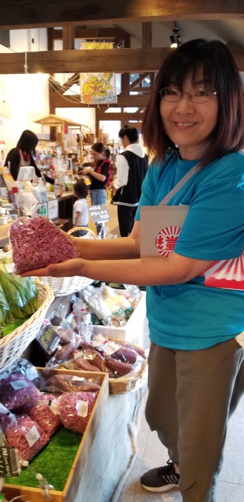 Shonai farmers market in Japan