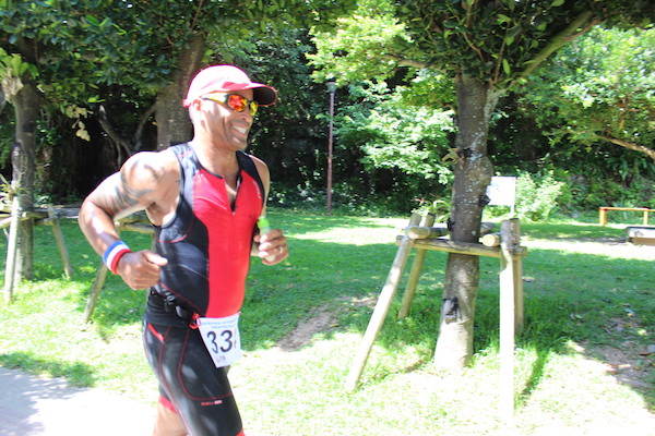 runner during Okinawa International Triathlon