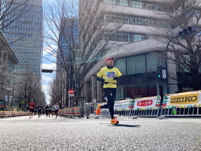 Running course Tokyo Marathon 2022 Marunouchi