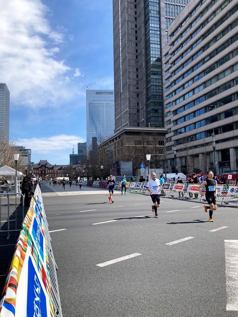 Finishing the Tokyo Marathon